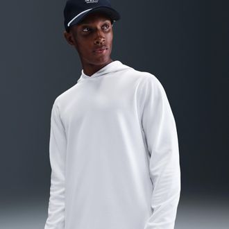 Nike Mens Velocity Therma-FIT Golf Hoodie in White | IB0299-133