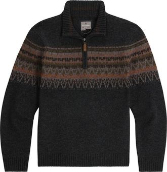 Royal Robbins Arch Rock Quarter Zip Merino Wool Pullover in Charcoal Kirkwood Pt at Nordstrom, Size X-Large