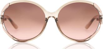 Guess GF6099 57F Womens Sunglasses Gold Size 61
