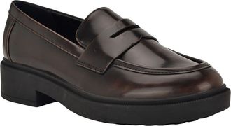 Calvin Klein Otinya Penny Loafer in Brown at Nordstrom, Size 8.5