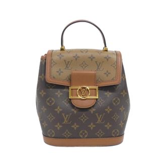 Louis Vuitton Marron Coated Canvas Backpack (Pre-Owned)