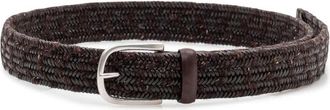Orciani Melange Riem - Heren - Riemen - Bruin - 105 CM - Wol - Accessoires