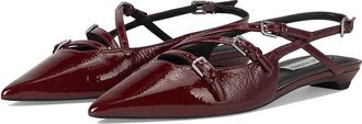 Steve Madden Peony Womens Slippers Burgundy Patent : 8 M
