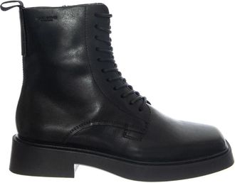 Vagabond Jillian Veterlaarschoenen - Dames - Veterlaarzen - Zwart - 36 EU - Leer - Schoenen