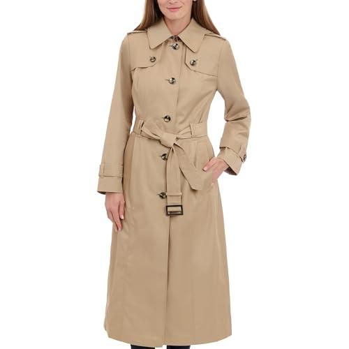 Manteau Blazer Femme LONDON FOG En Cuir Suédé Doublé Chaud - Taille M Marron, Occasion Excellent état