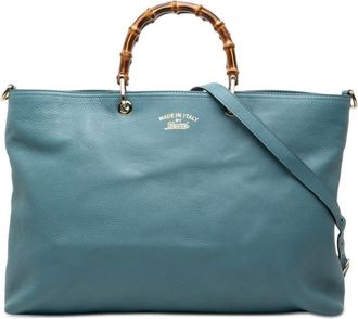 Gucci Pre-owned Gucci Large Calfskin Bamboo Shopper Satchel Ladies U0VK06HOORP58JOD