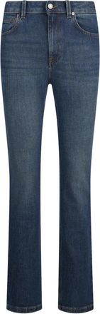 Pantaloni Torino Alanis Jeans - Dames - Slim Fit Jeans - Blauw - W28 - Katoen - Jeans