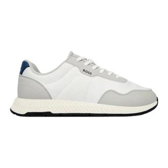HUGO BOSS Sneakers, male, Gray, 9 UK, Titanium Runn