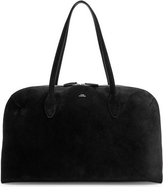 Toteme Lounge Suede Tote - Black - One Size
