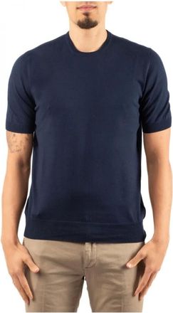 Gran Sasso Tops, Heren, Blauw, M, Stijlvol T-shirt voor mannen