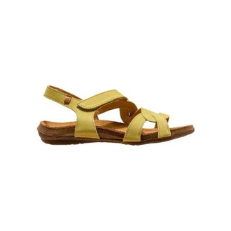 El Naturalista Platte sandaal - Dames - Schoenen - Geel - Maat: 38 EU