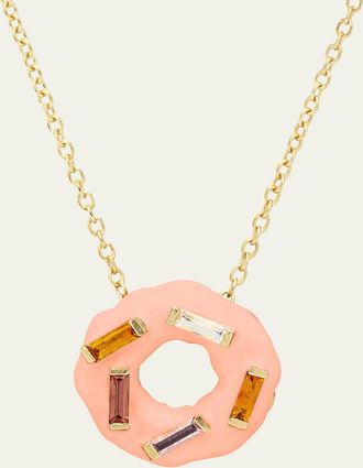 Aliita Donut with Sprinkles Necklace