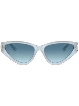 Jimmy Choo Eyewear cat eye-frame sunglasses - women - Acetate - 55 - Blue