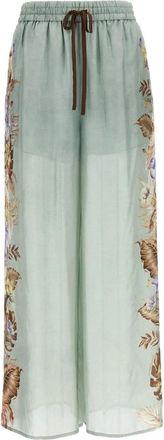 Zimmermann Broeken, Dames, Veelkleurig, M, Coco Relaxed Pant