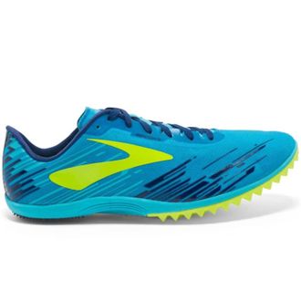 Brooks Womens Mach 18 Shoes In Blue/blue/yellow