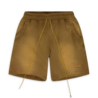 Rhude Camel Embroidered Script Logo Sweatshort