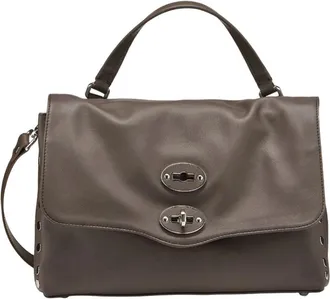 Zanellato Tassen, Dames, Bruin, ONE Size, Leer, Postina Baby Messenger Bag