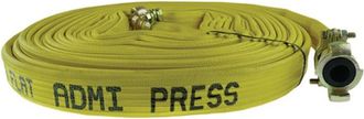 Admiral Sportswear Juego De Aire Comprimido Admipress Flat Y Di 19mm Ad 24mm L.20m Amarillo