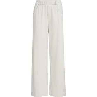 Brunello Cucinelli Smooth French terry trousers in Milk at Nordstrom, Size 3X-Large Eu