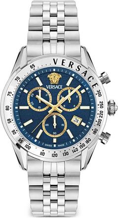Versace Orologio Chrono Master 44mm - Blu