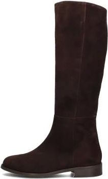 Notre-V Schoenen, Dames, Bruin, 42 EU, Wol, Bruine Hoge Laarzen voor Herfst/Winter