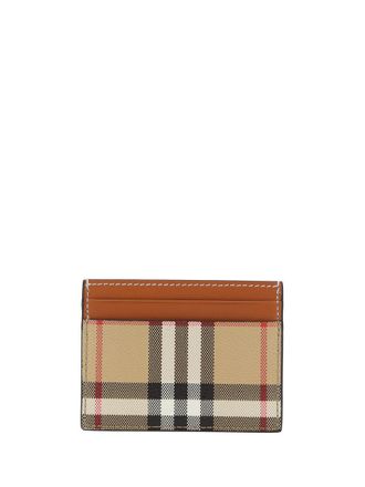 カードケース・名刺入れ BURBERRY PRINTED E-CANVAS CARD HOLDER Embroidered canvas card holder BURBERRY (8097433)