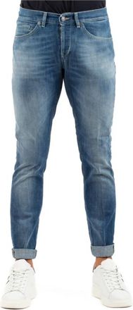Dondup Slim-fit Jeans - Heren - Slim Fit Jeans - Blauw - W33 - Katoen - Jeans