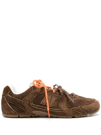 Miu Miu x New Balance 530 SL suede sneakers - women - Fabric/Calf Suede/Rubber - 38.5 - Brown