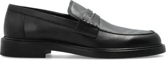 Burberry Pembroke Loafers - Heren - Loafers - Zwart - 41 1/2 EU - Katoen - Schoenen