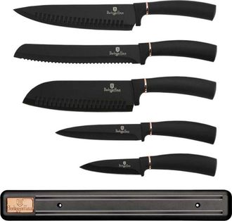 Berlinger Haus Berlinger Haus Black Rose Set De Cuchillos Negro Rosa Dorado