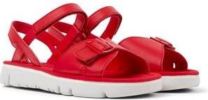Camper Oruga Ankle Strap Sandal in Medium Red at Nordstrom Rack, Size 35