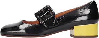 Chie Mihara Unari leren pumps - Dames - Pumps - Zwart - 37 EU - Leer - Schoenen