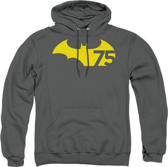 Gildan Batman 75 Logo 2 Adult Pull Over Hoodie / Hooded Sweatshirt