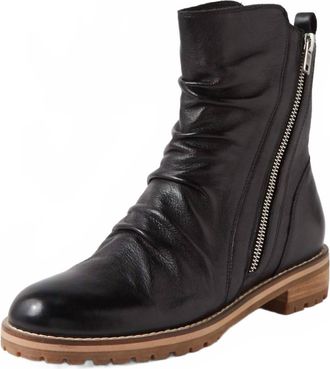 Ziera Womens Madoc W Boots In Black Leather