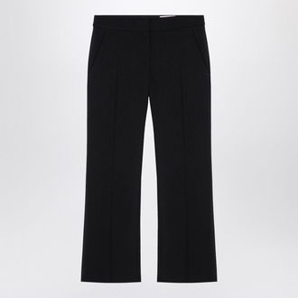 Alexander McQueen Alexander Mc Queen Black Tailored Trousers In Wool