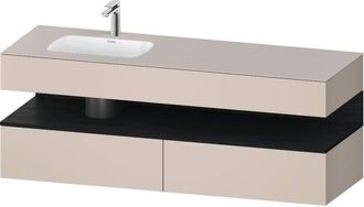 Duravit Qatego Lavabo Encastrado Con Base De Lavabo Consola, - Duravit