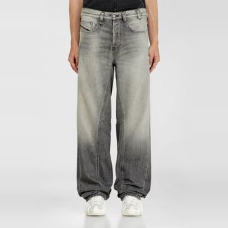 Diesel Relaxed Jeans Low Waist 2001 D-Macro, Grey, Button fly