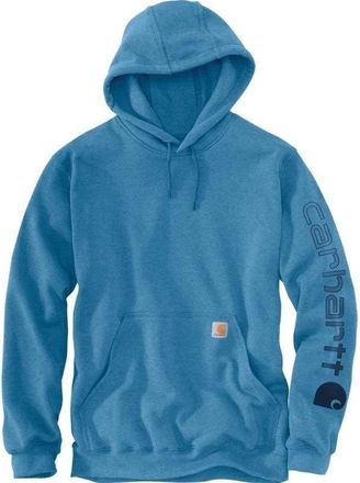 Carhartt Work in Progress Hoodie Mens Horizon Blue Graphic Long Sleeve Loose Fit Workwear JAX1747
