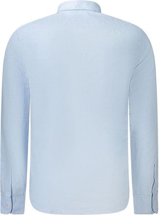 Timberland Linen Button-Down Shirt - Blue
