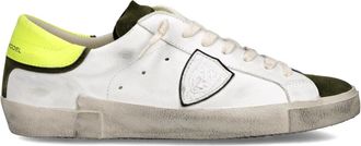 Philippe Model Sneakers Prsx Tennis - Heren - Sneakers - Wit - 42 EU - Katoen - Schoenen