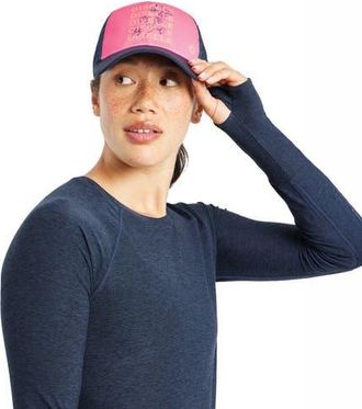 Oiselle Runner Trucker Hat in Oiselle On Repeat at Nordstrom