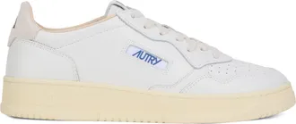 Autry High-Sole Leather Sneakers - White