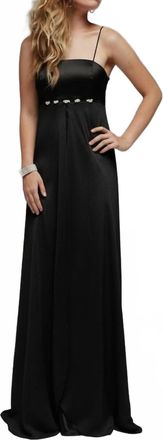 Milano Formals Silken Symphony Gown In Black