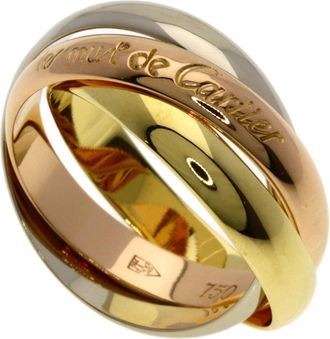 Cartier Trinity Yellow Gold (18K) Pink Gold (18K) White Gold (18K) Band Ring (Pre-Owned)