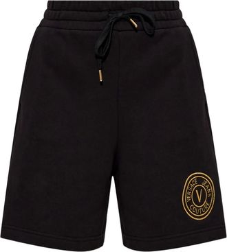 Versace Jeans Couture Shorts con logo - Nero