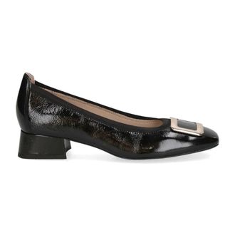 Caprice Elegante Zwarte Zakelijke Schoenen - Dames - Pumps - Zwart - 38 1/2 EU - Schoenen