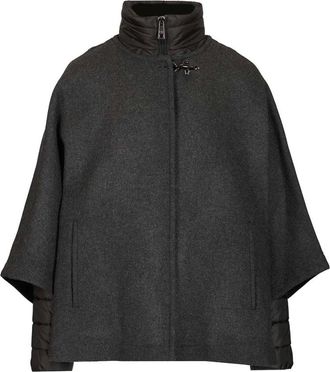 Fay Jassen, Dames, Grijs, L, Wol, Double Cap
