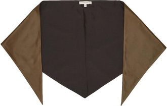 Christophe Lemaire Large Leather Triangle Scarf