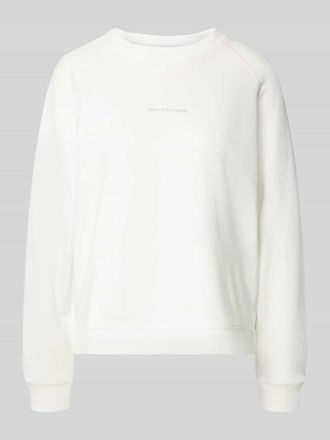 Marc O'Polo Denim Marc OPolo Denim Regular Fit Sweatshirt aus reiner Baumwolle in Offwhite, Gr&ouml;&szlig;e XL