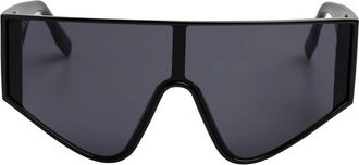 Karl Lagerfeld Accessoires, Dames, Zwart, ONE Size, Mask Zonnebrillen
